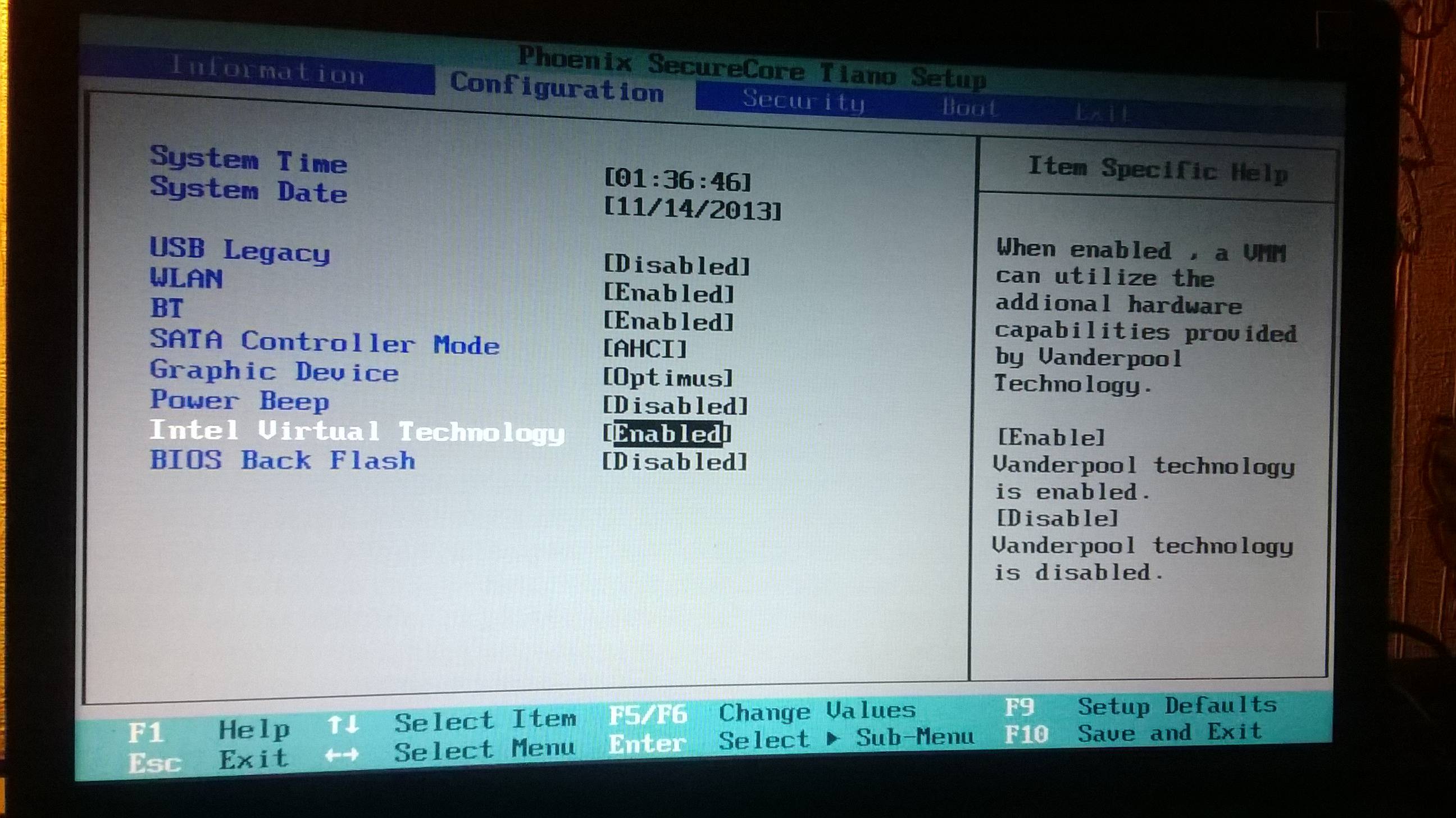حل مشکل اخطار VT Not Supported در cpu intel